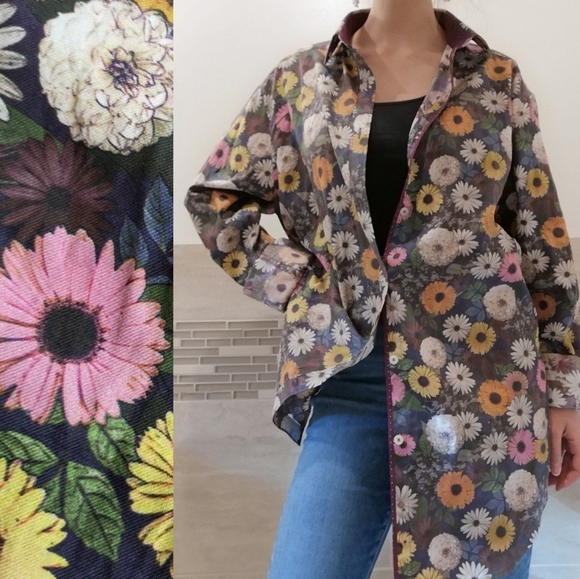 FLORAL DRESS SHIRT - Picture 4 of 4